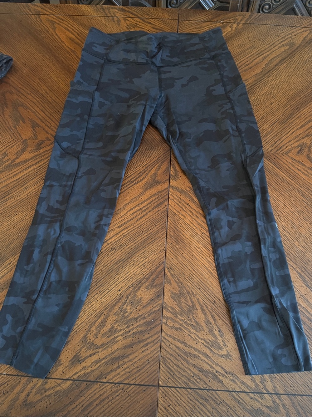 Lululemon Fast and Free Camo Tights